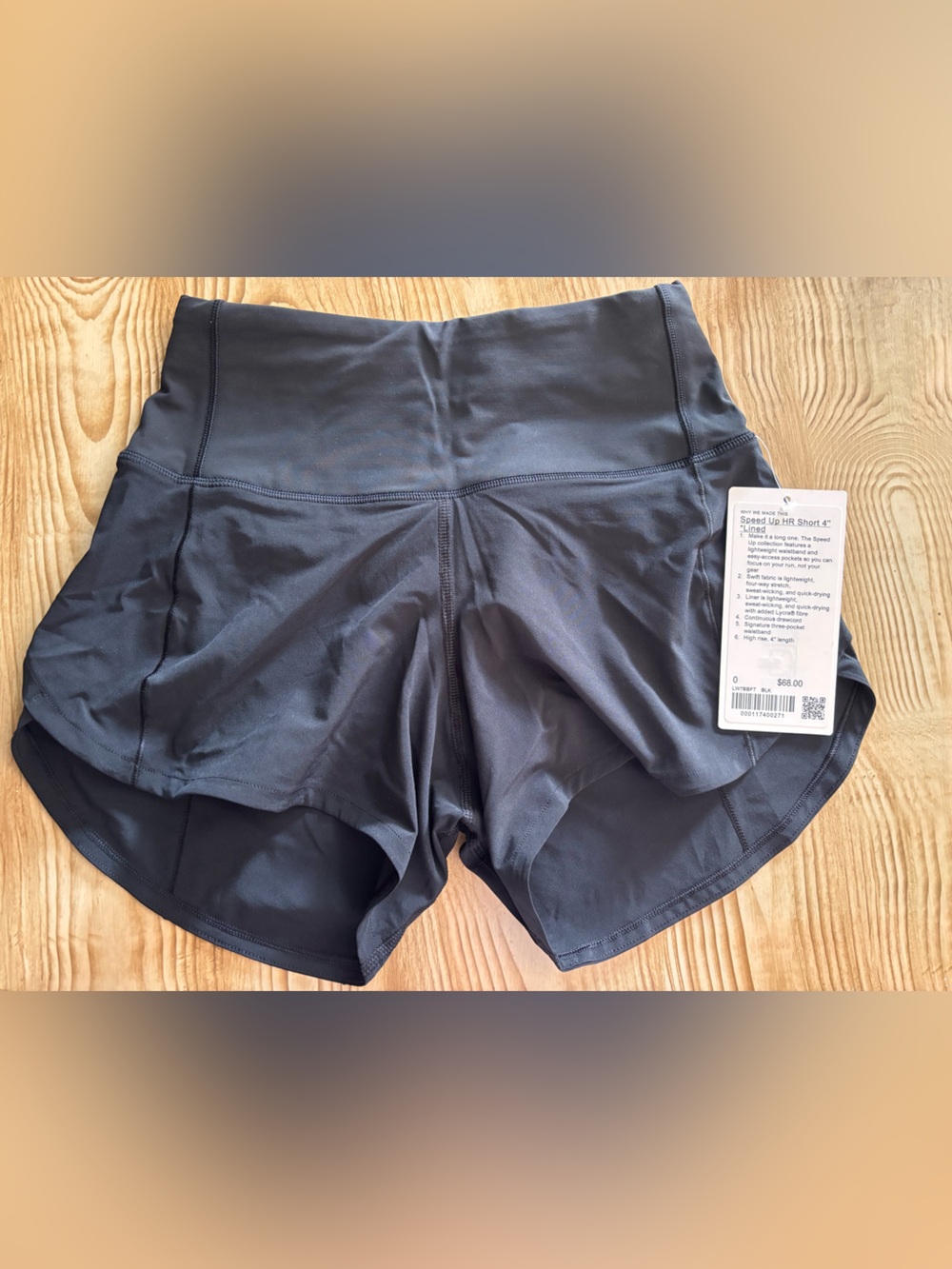 NWT lululemon Speed Up High-Rise Lined Shorts 4” seam Size 0
